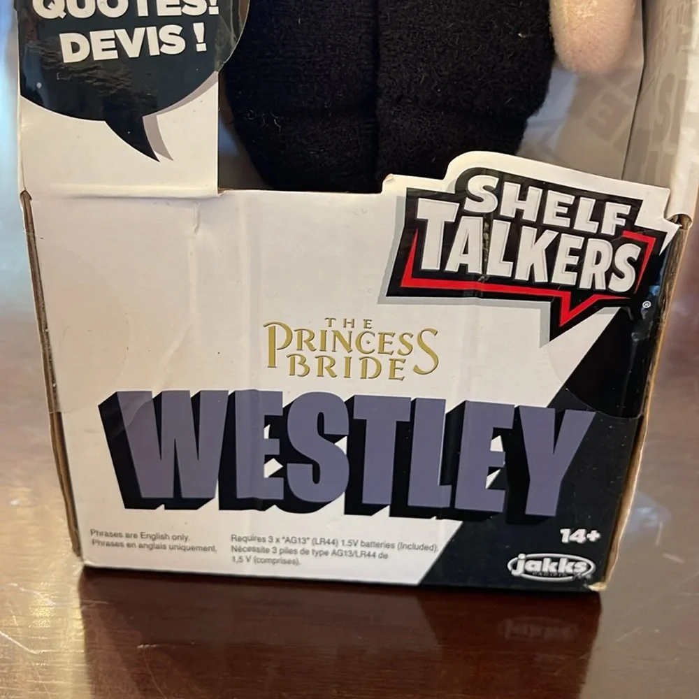 The Princess bride talking Westley shelf talker working NWT